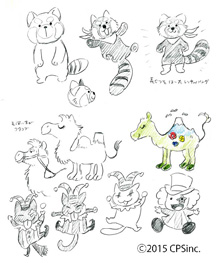 OSHALESSER・ねこのピエ・旅らくだ